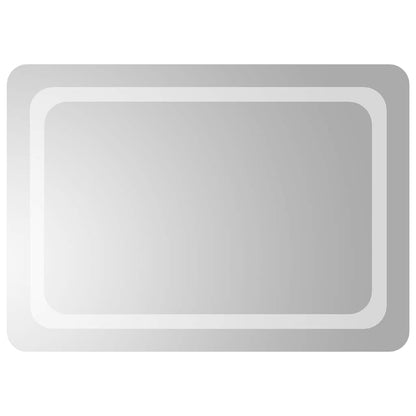 Specchio da Bagno con Luci LED 70x50 cm
