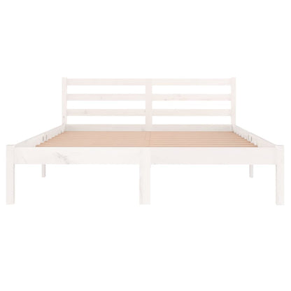 Giroletto in Legno Massello di Pino 140x200 cm Bianco