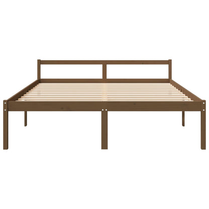 Letto per Anziani Ambra 200x200 cm in Legno Massello di Pino