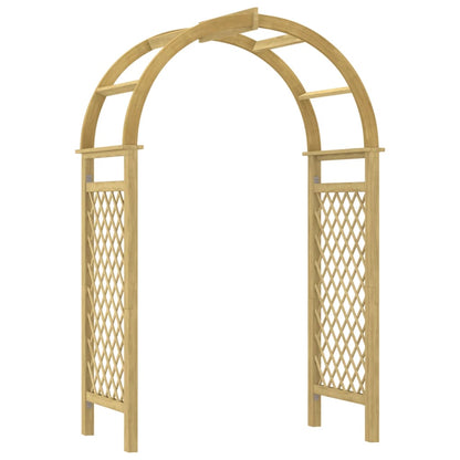 Arco con Traliccio 141x97x243 cm in Legno di Pino Impregnato