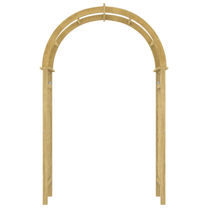 Arco con Traliccio 141x97x243 cm in Legno di Pino Impregnato