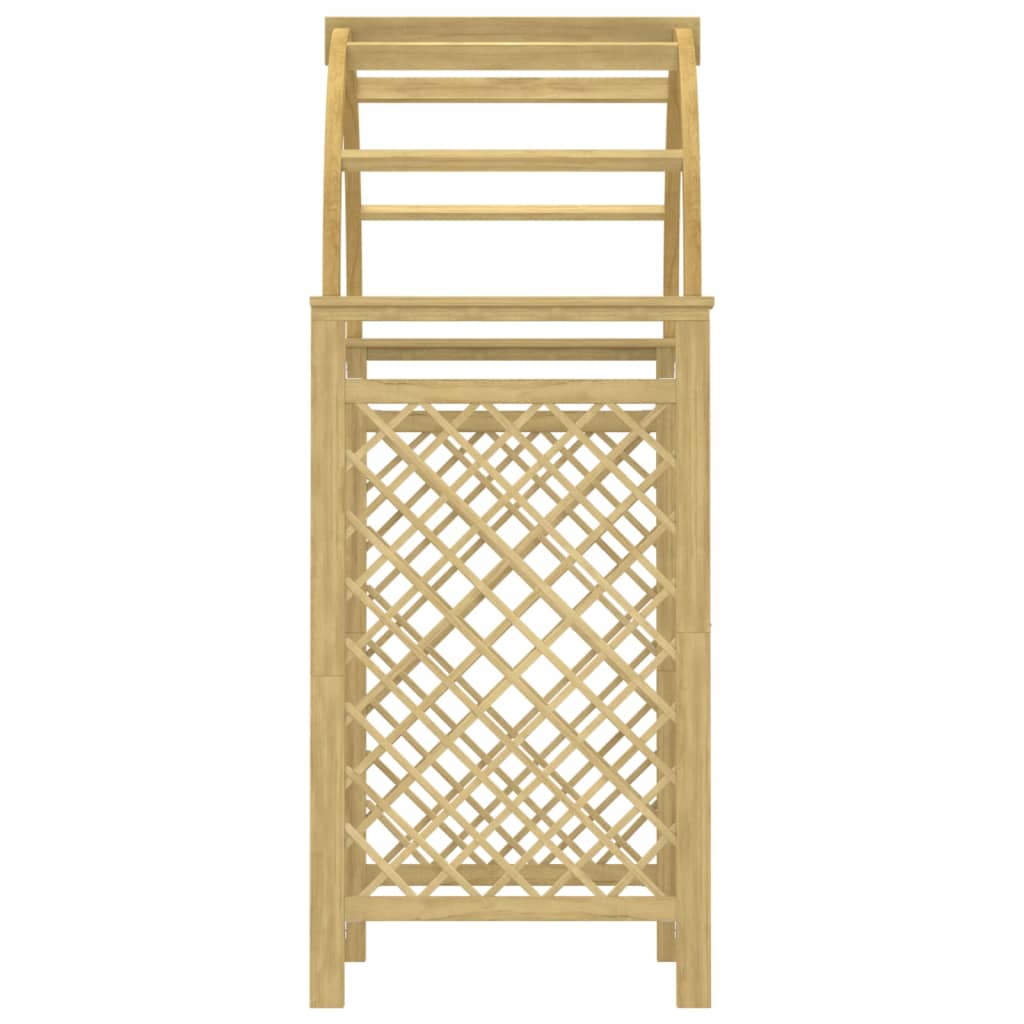 Arco con Traliccio 141x97x243 cm in Legno di Pino Impregnato