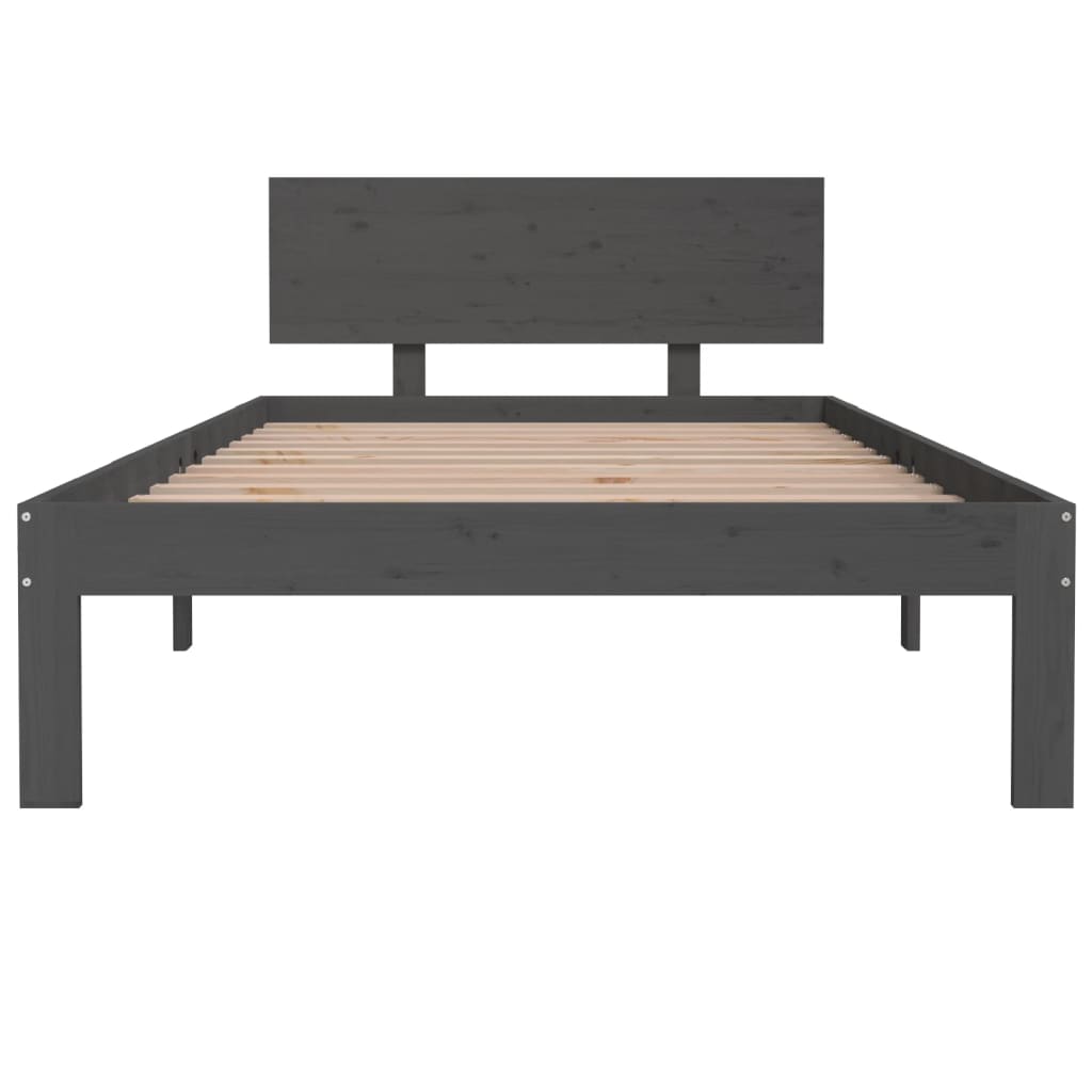 Giroletto Grigio in Legno Massello di Pino 100x200 cm