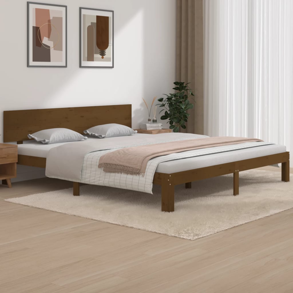 Giroletto Ambra in Legno Massello 180x200 cm Super King