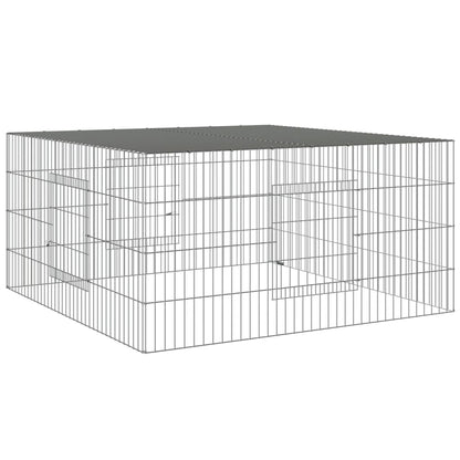 Conigliera 110x110x55 cm Ferro Zincato