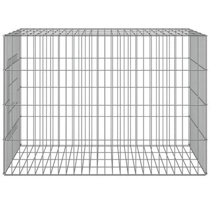 Conigliera 78x54x54 cm Ferro Zincato
