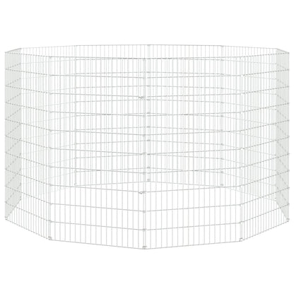 Recinto per Animali Ruspante 10 Pannelli 54x100cm Ferro Zincato