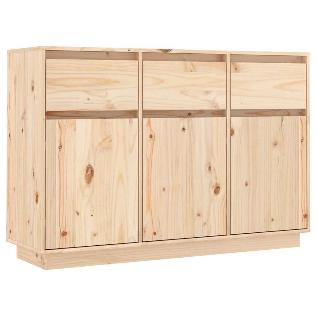Credenza 110x36x75 cm in Legno Massello di Pino