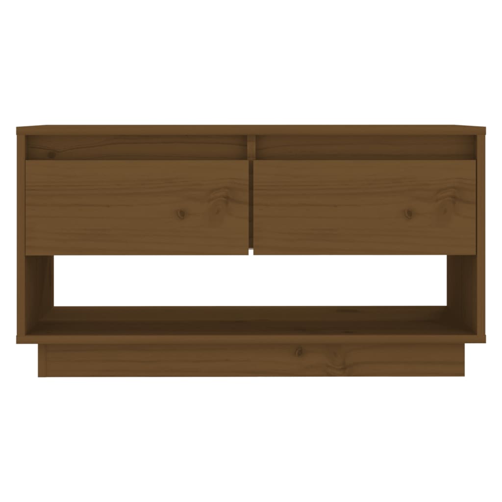 Mobile TV ambra 74x34x40 cm in Legno Massello di Pino