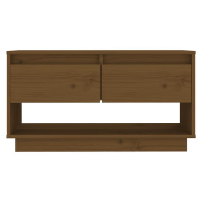 Mobile TV ambra 74x34x40 cm in Legno Massello di Pino