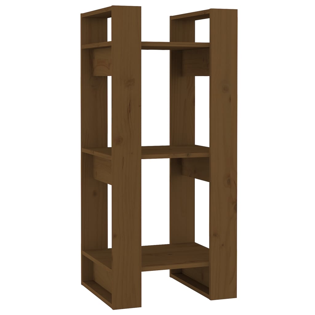 Libreria/Divisorio ambra 41x35x91 cm in Legno Massello