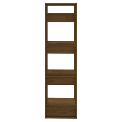 Libreria/Divisorio ambra 41x35x125 cm in Legno Massello