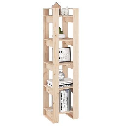 Libreria/Divisorio 41x35x160 cm in Legno Massello di Pino