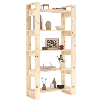 Libreria/Divisorio 80x35x160 cm in Legno Massello di Pino
