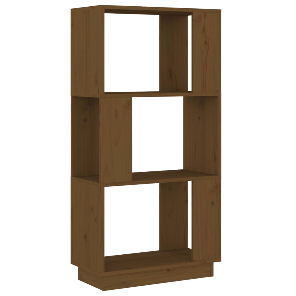 Libreria/Divisorio Ambrato 51x25x101 cm in Massello di Pino