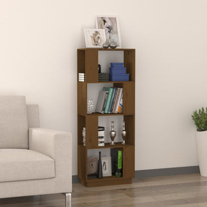 Libreria/Divisorio Ambrato 51x25x132 cm in Massello di Pino