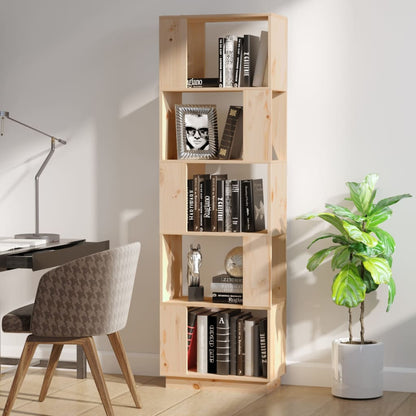 Libreria/Divisorio 51x25x163,5 cm Legno Massello di Pino
