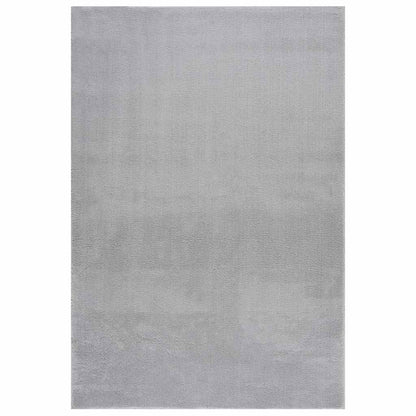 Tappeto Soffice a Pelo Corto 160x230 cm Antiscivolo Grigio