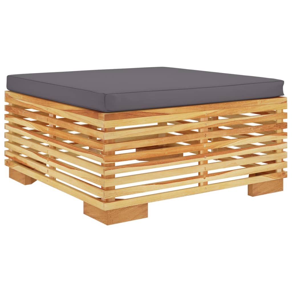 Set Divani da Giardino 2 pz in Legno Massello di Teak
