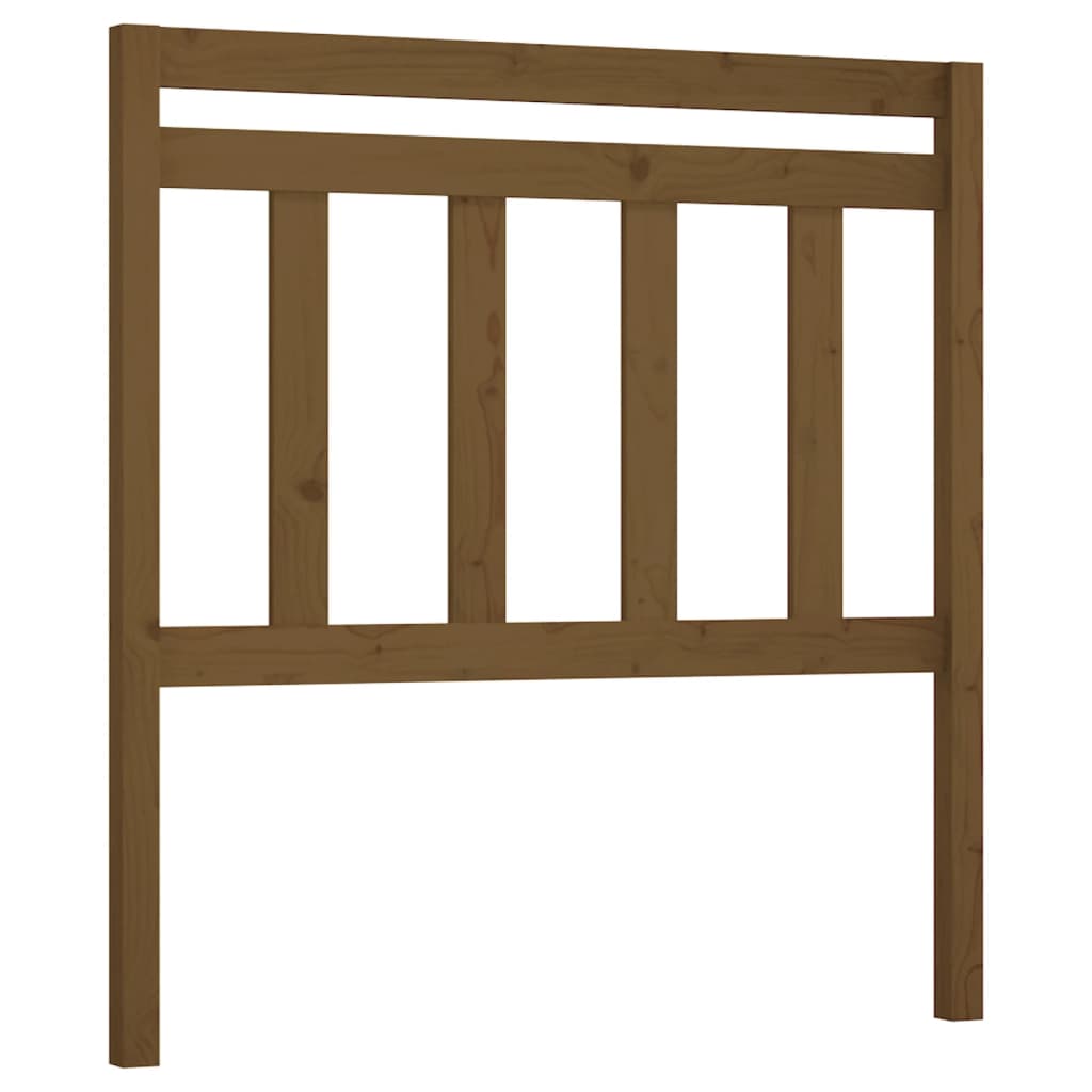 Testiera Letto ambra 81x4x100 cm in Legno Massello di Pino