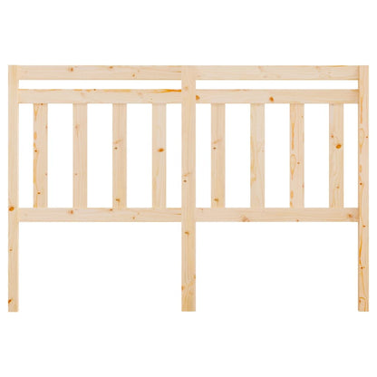Testiera per Letto 140x4x100 cm in Legno Massello di Pino