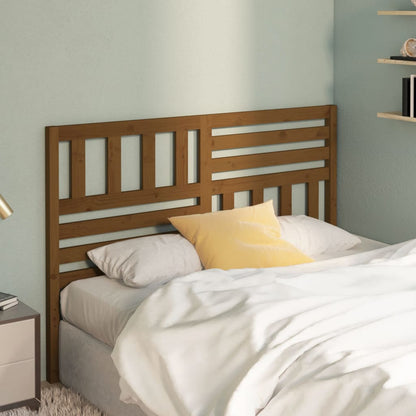 Testiera per Letto Marrone ambra 146x4x100 cm in Legno di Pino