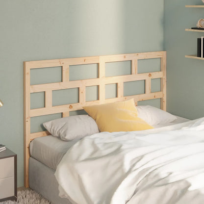 Testiera per Letto 141x4x100 cm in Legno Massello di Pino