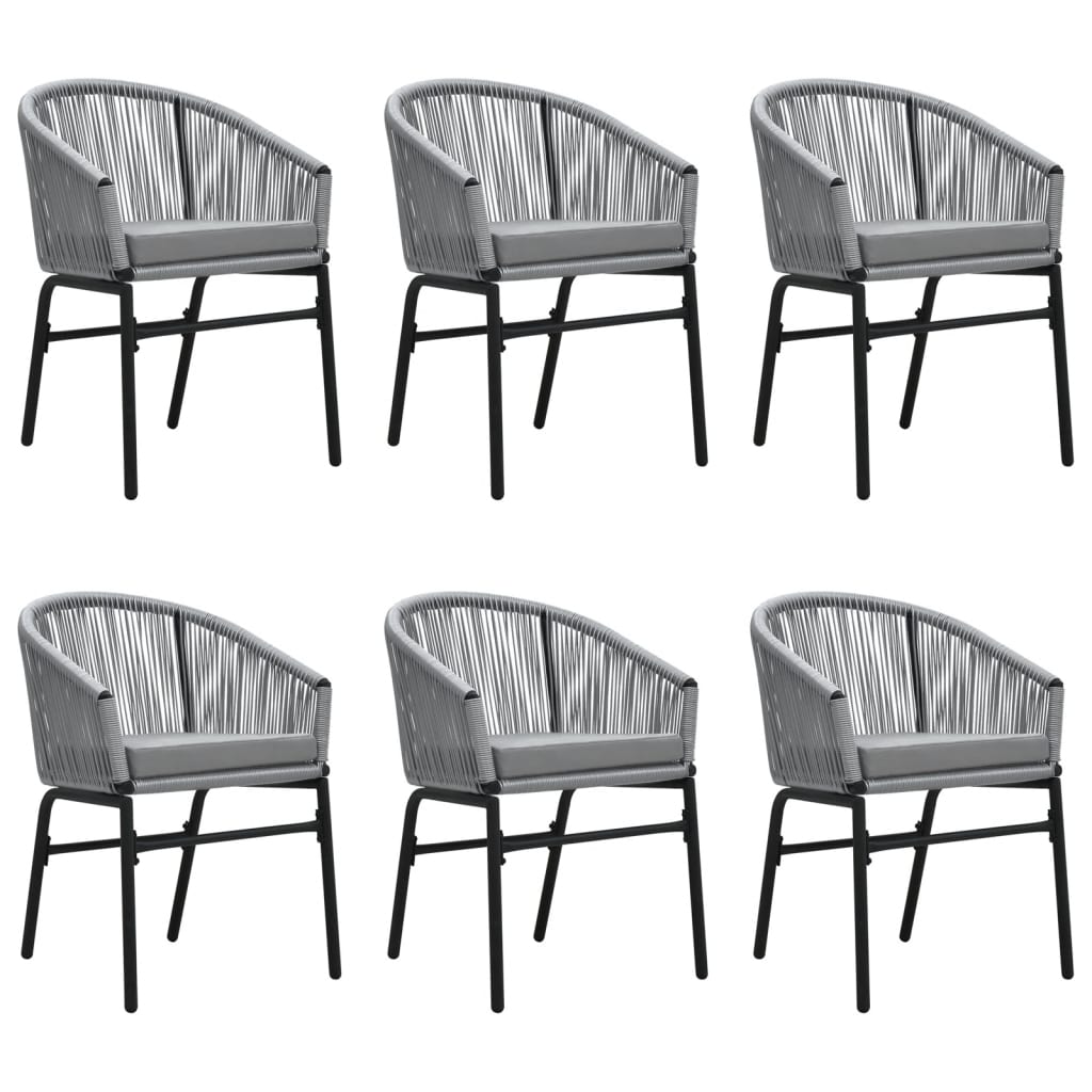 Set Mobili da Pranzo da Giardino 7 pz Antracite
