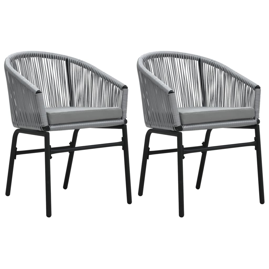 Set Mobili da Pranzo per Giardino 3 pz Antracite