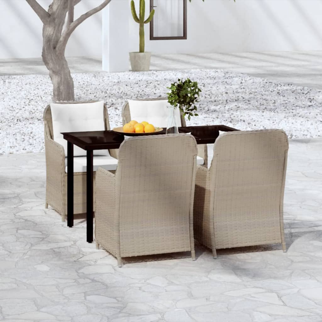 Set da Pranzo da Giardino Marrone