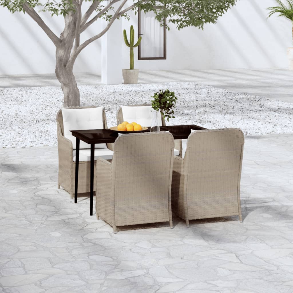 Set da Pranzo da Giardino Marrone