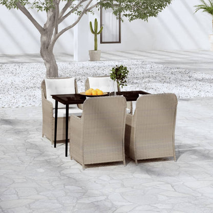 Set da Pranzo da Giardino Marrone