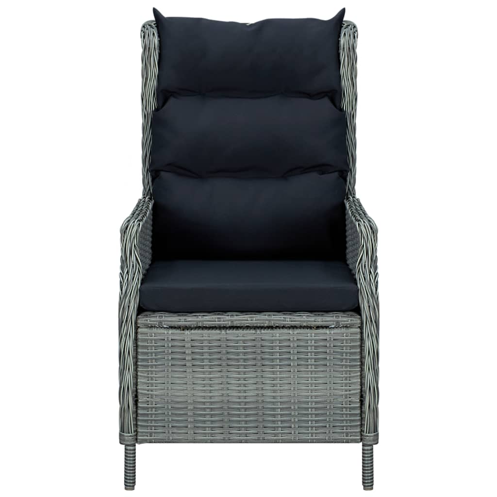 Set da Pranzo da Giardino 7 pz Grigio Chiaro