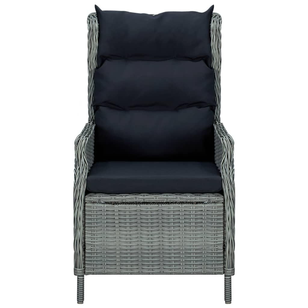 Set da Pranzo da Giardino 7 pz Grigio Chiaro
