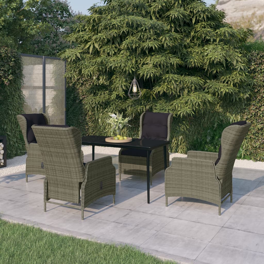 Set da Pranzo da Giardino Marrone