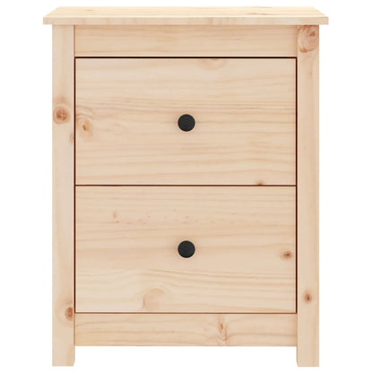 Comodini 2 pz 50x35x61,5 cm in Legno Massello di Pino