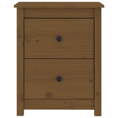 Comodini 2 pz Ambra 50x35x61,5 cm in Legno Massello di Pino