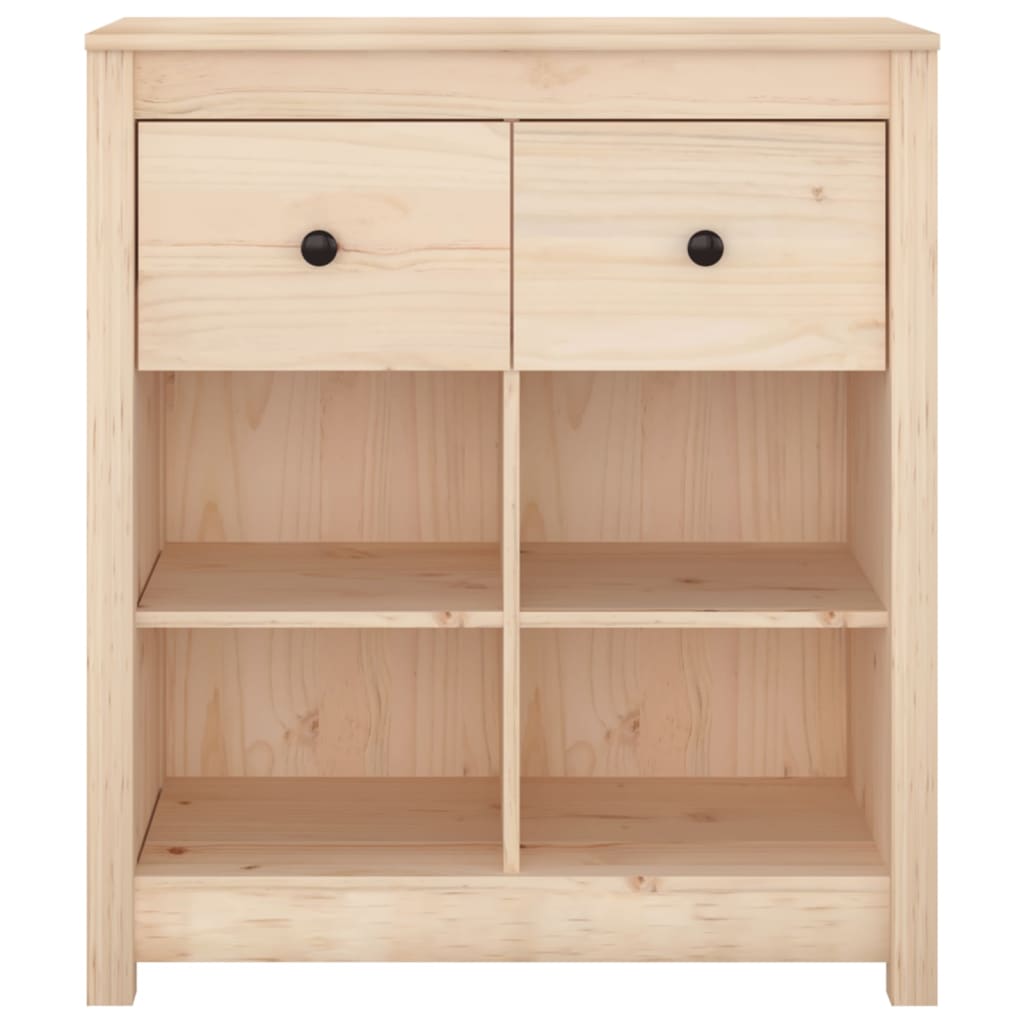 Credenza 70x35x80 cm in Legno Massello di Pino