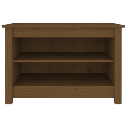Scarpiera Ambrata 70x38x45,5 cm in Legno Massello di Pino
