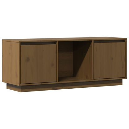 Mobile Porta TV Ambra 110,5x35x44 cm in Legno Massello di Pino