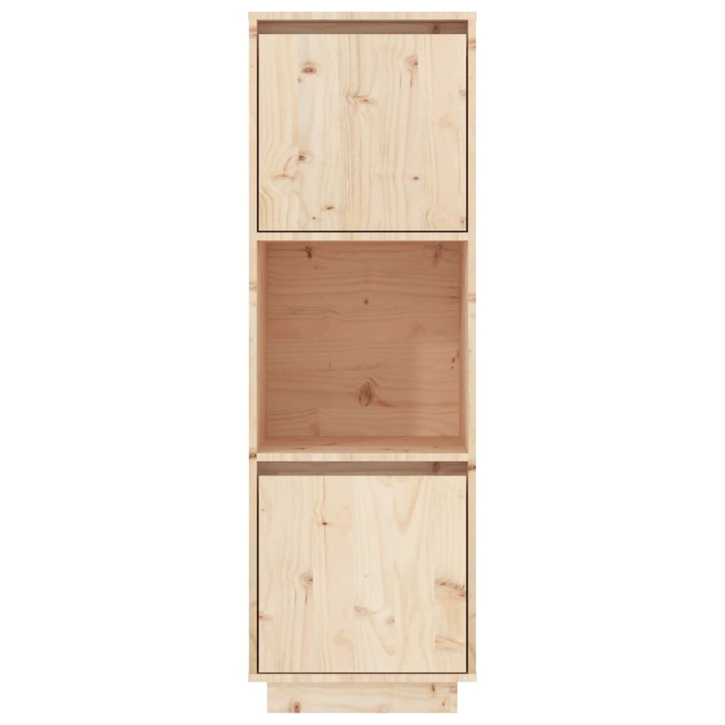 Credenza 38x35x117 cm in Legno Massello di Pino