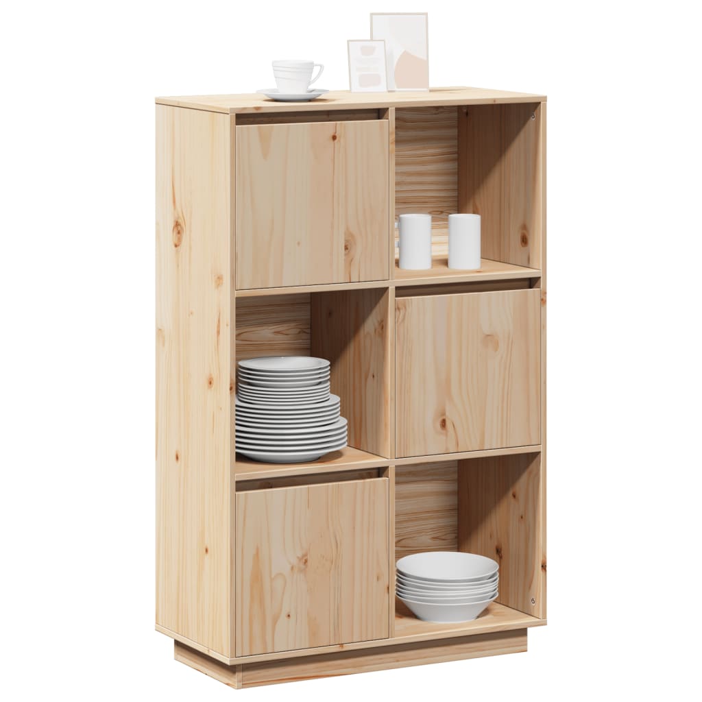 Credenza 74x35x117 cm in Legno Massello di Pino