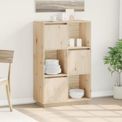Credenza 74x35x117 cm in Legno Massello di Pino