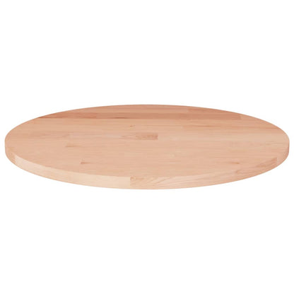 Piano Tavolo Rotondo ÃƒËœ30x1,5 cm Massello di Rovere Non Trattato