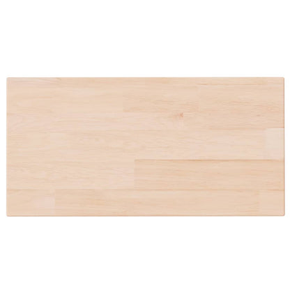 Ripiano 40x20x1,5 cm Legno Massello di Rovere Non Trattato
