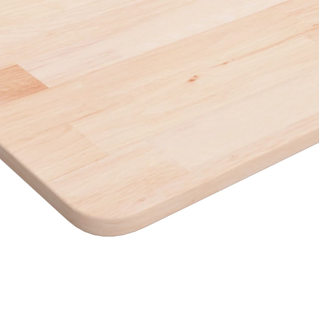 Piano Bagno 80x40x1,5 cm Legno Massello Non Trattato
