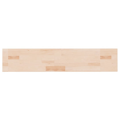 Ripiano 100x20x2,5 cm Legno Massello di Rovere Non Trattato