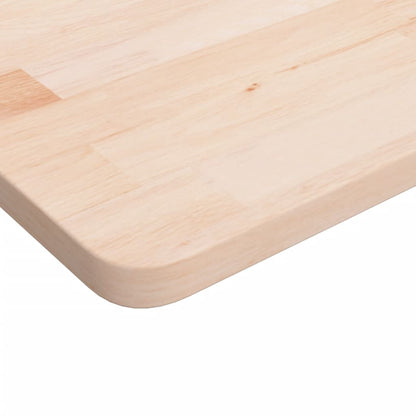 Piano Bagno 60x40x2,5 cm in Legno Massello Non Trattato