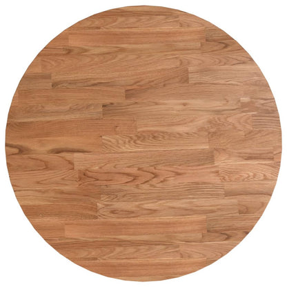 Piano Tavolo Rotondo Marrone Chiaro Ã˜40x1,5 cm Rovere Trattato