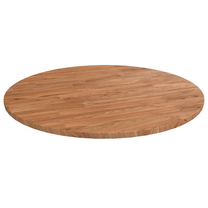 Piano Tavolo Rotondo Marrone Chiaro ÃƒËœ60x1,5cm Rovere Trattato